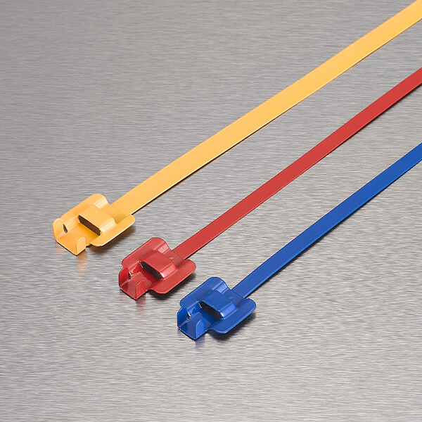 Epoxy Coated Releasable Stainless Steel Cable Tie